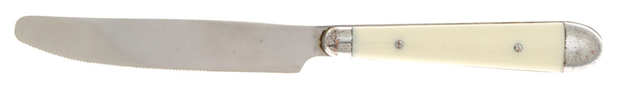 Pantry-White (Stainless) New French Solid Knife by Jean Dubost (France)-1