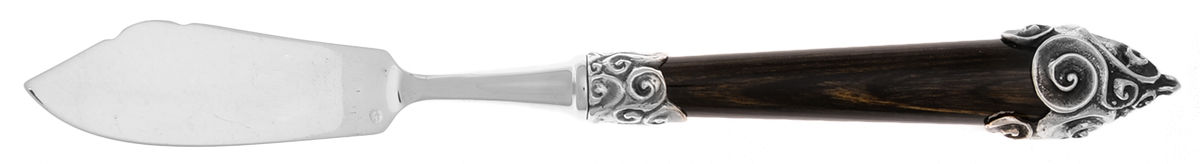Vague Brown (Silverplate) Individual Fish Knife with Stainless Blade by Jean Boggio Flatware-1