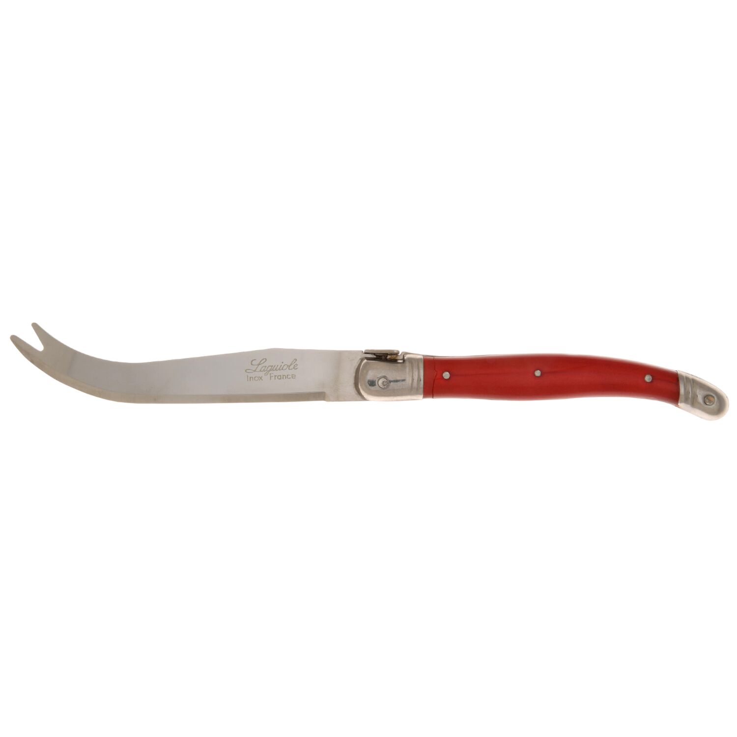 Laguiole-Red (Stainless) Solid Cheese Serving Pick by Jean Dubost (France)-1