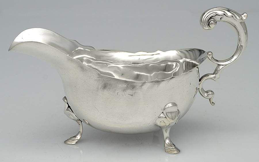 8 (Sterling, Hollowware) Gravy Boat by James Robinson-1