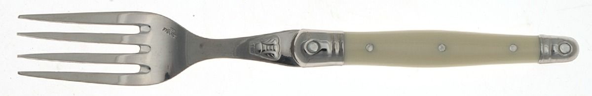Laguiole-Antique White (Stainless Individual Salad Fork by Jean Dubost (France)-1