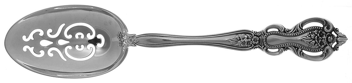 Auberge-Belle Auberge (Sterling, 1980) Pierced Tablespoon (Serving Spoon) by Kirk Stieff-1