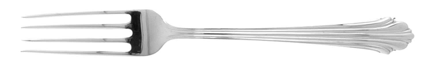 Classic Flutes (Silverplate, 1980) Fork by Kirk Stieff-1