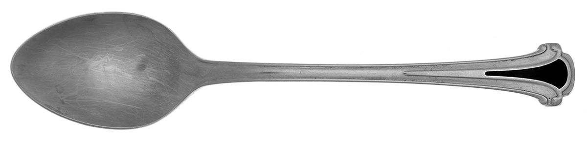 Cloisonne Royale (Stainless-Black-No Gold) Teaspoon by Kirk Stieff-1
