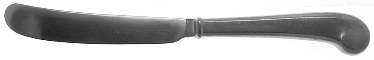 Durham Center (Pewter, Satin) Old French Hollow Pistol Knife by Kirk Stieff-1