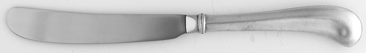 Fairfield (Pewter-Satin Finish) Old French Hollow Pistol Knife by Kirk Stieff-1