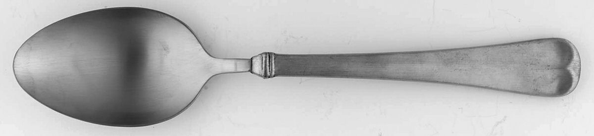 Fairfield (Pewter-Satin Finish) Tablespoon (Serving Spoon) by Kirk Stieff-1