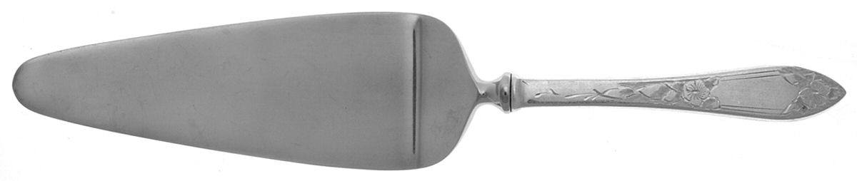 Lady Claire-Hand Engraved (Sterling, 1925) Pie Server with Stainless Blade by Kirk Stieff-1