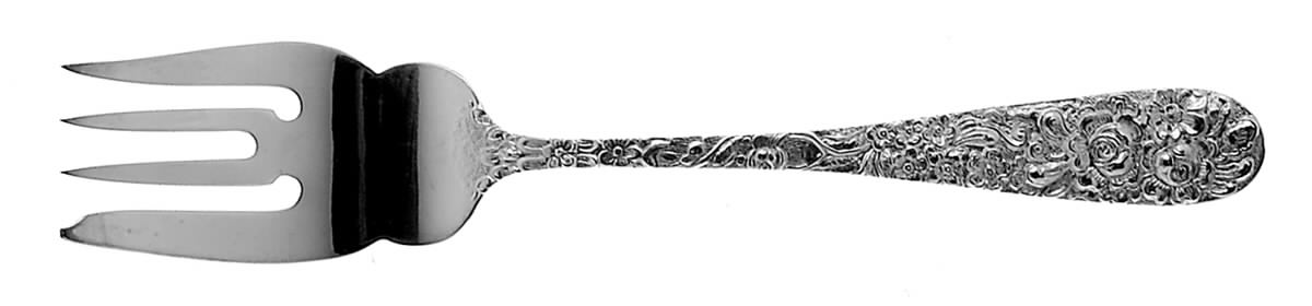 Maryland Rose (Silverplate, 1980) Individual Salad Fork by Kirk Stieff-1