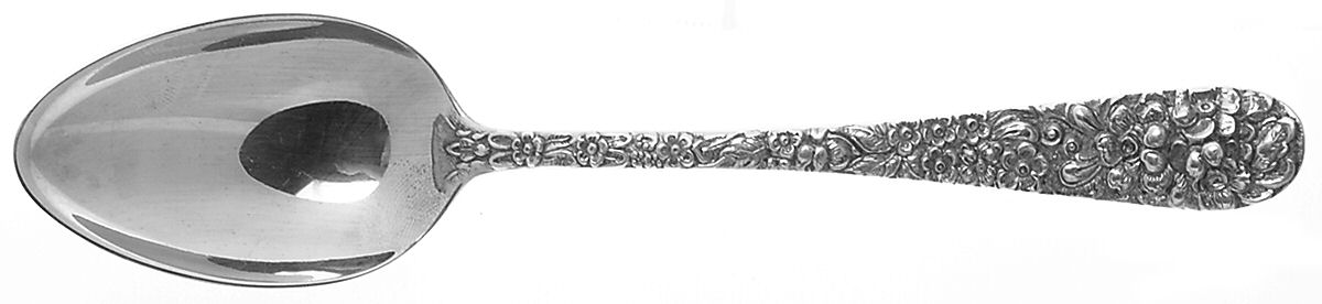 Maryland Rose (Silverplate, 1980) Place/Oval Soup Spoon by Kirk Stieff-1