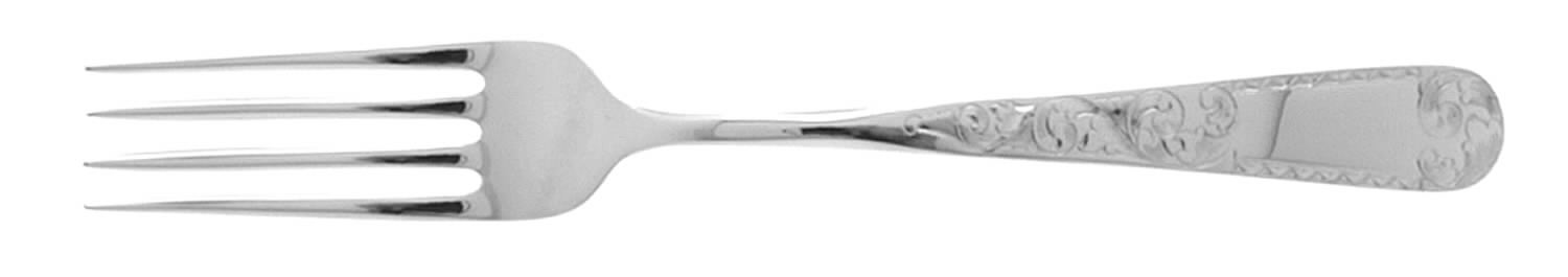 Plymouth-Engraved (Silverplate, 1980) Fork by Kirk Stieff-1