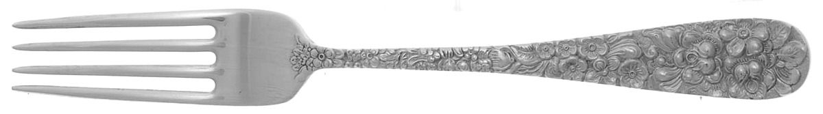Stieff Rose (Sterling, 1892, No Monograms) Fork by Kirk Stieff-1