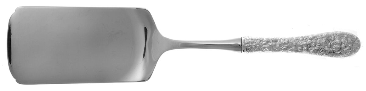 Stieff Rose (Sterling, 1892, No Monograms) Lasagna Server with Stainless Blade by Kirk Stieff-1