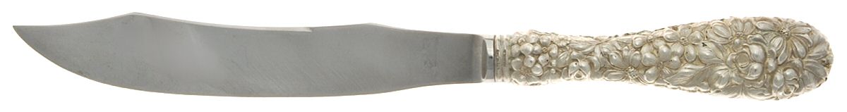 Stieff Rose (Sterling, 1892, No Monograms) Individual Bird Knife with Stainless Blade by Kirk Stieff-1