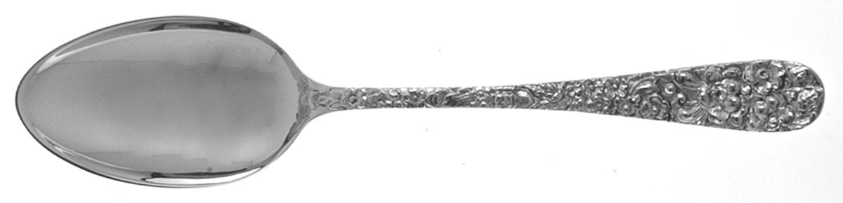 Stieff Rose (Sterling, 1892, No Monograms) Tablespoon (Serving Spoon) by Kirk Stieff-1
