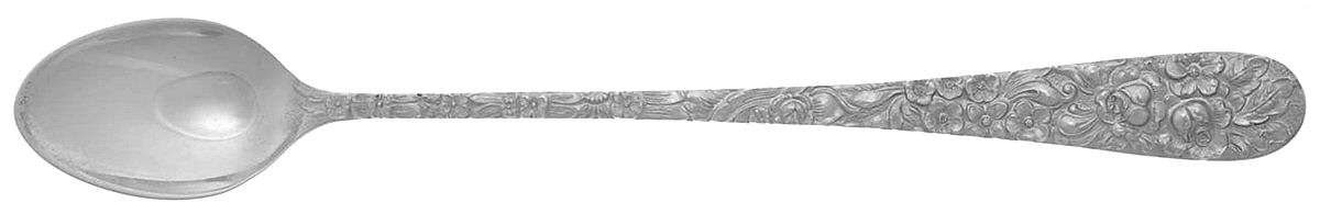 Stieff Rose (Sterling, 1892, No Monograms) Iced Tea Spoon by Kirk Stieff-1