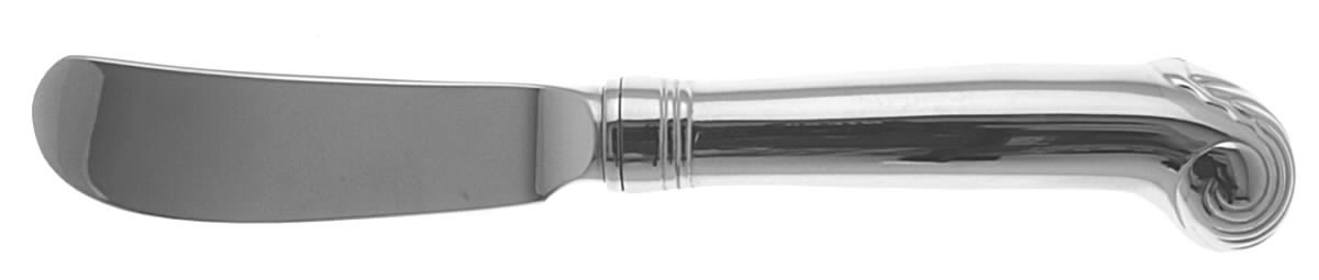 Williamsburg Royal Shell (Stainless) Cheese Spreader with Stainless Blade by Kirk Stieff-1