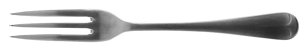 Queen Anne (Stainless, Satin Finish) 3-Tine Salad Fork by Kirk & Matz-1