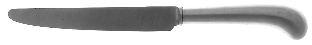 Queen Anne (Stainless, Satin Finish) New French Hollow Pistol Knife by Kirk & Matz-1