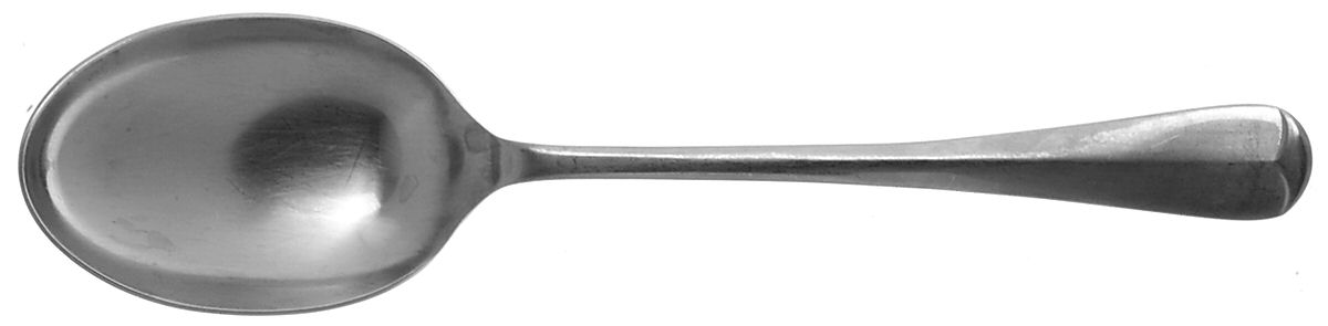Queen Anne (Stainless, Satin Finish) Tablespoon (Serving Spoon) by Kirk & Matz-1
