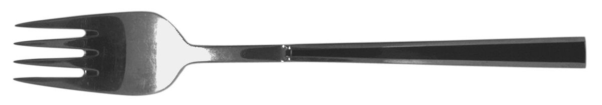 Exklusiv-Black (Stainless) Individual Salad Fork by Klee Blatt-1