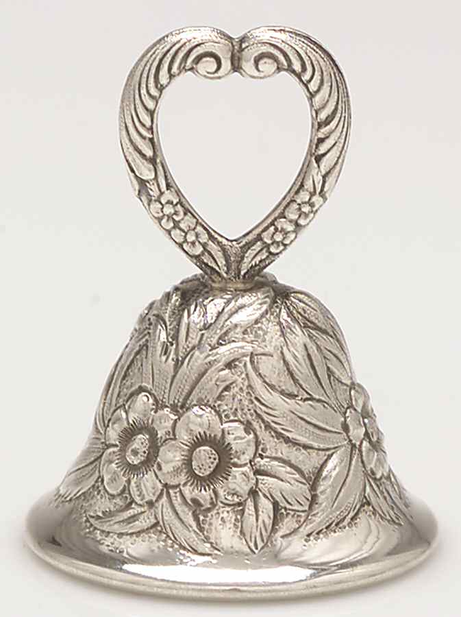 Repousse-Full Chased-Hand Chased Sterling Tea Bell by Kirk Stieff-1