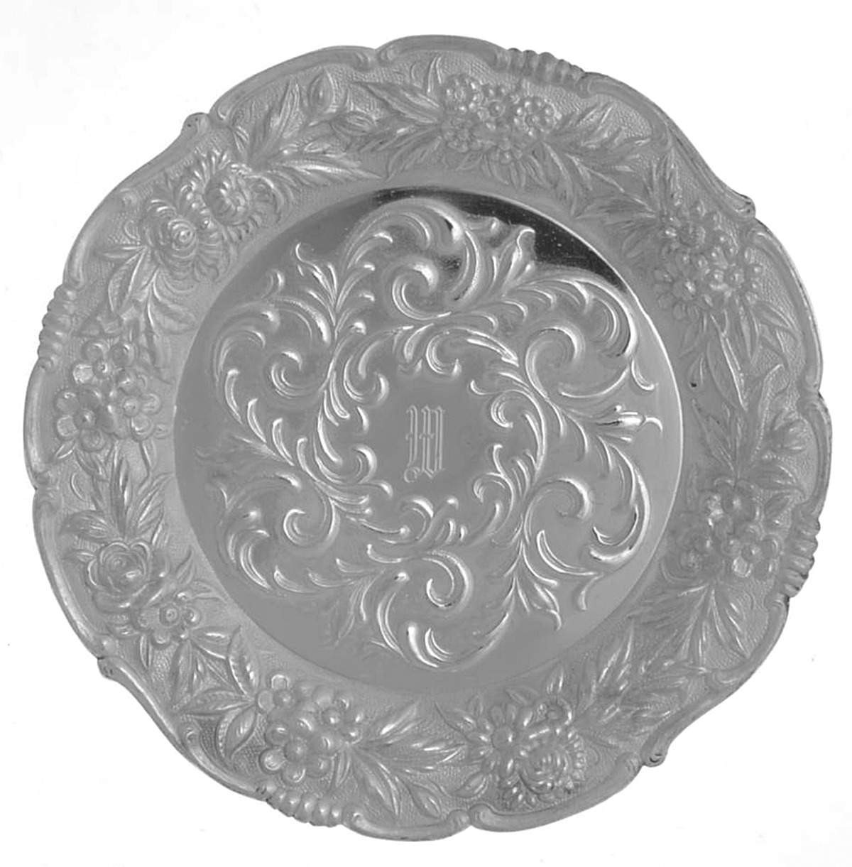Repousse-Full Chased-Hand Chased Coaster by Kirk Stieff-1