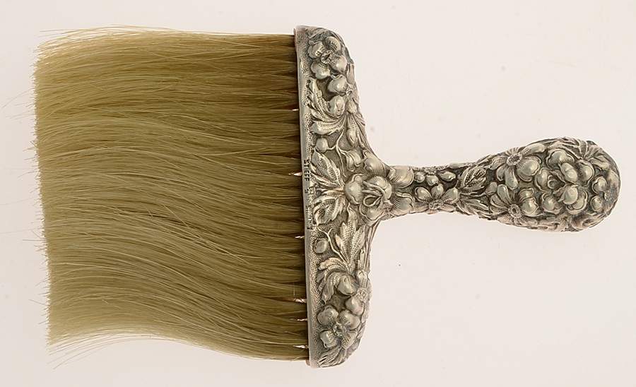 Stieff Rose (Sterling, 1892, Hollowware) Bonnet Brush by Kirk Stieff-1