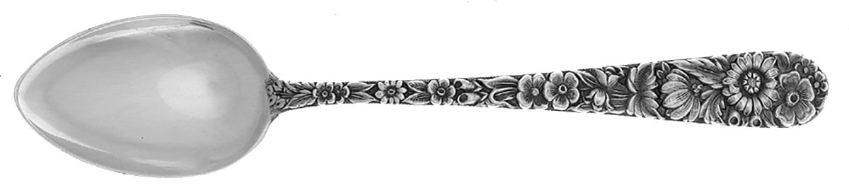 Repousse (Sterling, 1924, S.Kirk & Son, Inc.) Youth Spoon by Kirk Stieff-1