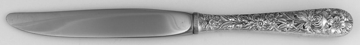 Repousse (Sterling, 1924, S.Kirk & Son, Inc.) Hollow Handle Youth Knife by Kirk Stieff-1