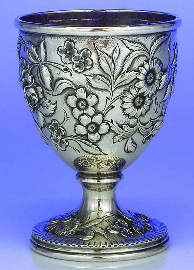 Repousse-.75 Chased (925-1000 Backstamp) Waste Bowl by Kirk Stieff-1