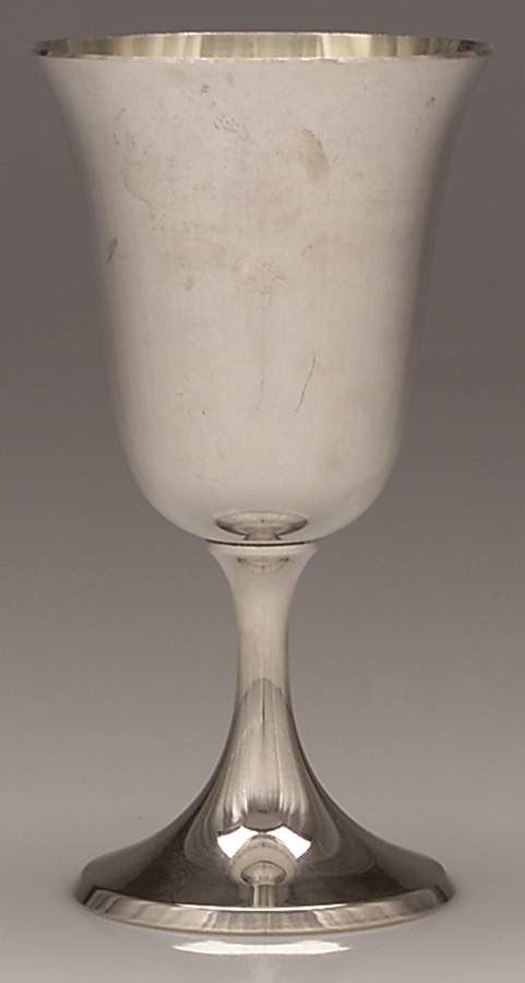 0801 (Sterling, Hollowware) Water Goblet by Kirk Stieff-1