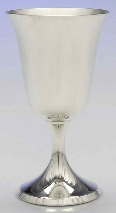 0801 (Sterling, Hollowware) Water Goblet by Kirk Stieff-1