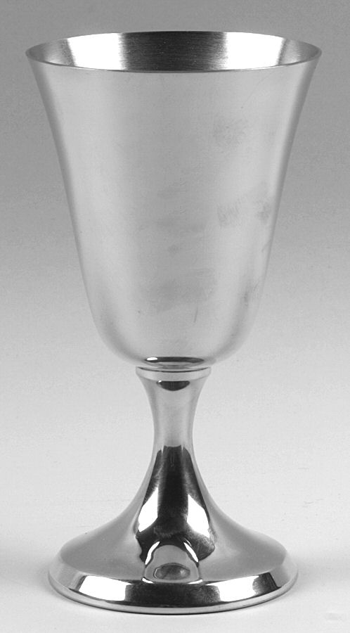P104 (Pewter, Hollowware) Water Goblet by Kirk Stieff-1