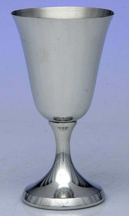 P104 (Pewter, Hollowware) Wine Goblet by Kirk Stieff-1