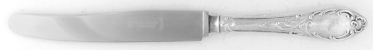 KRM2 (Silverplate) New French Hollow Knife by Gebr Krumm-1