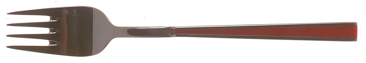 Exklusiv-Red (Stainless) Individual Salad Fork by Klee Blatt-1