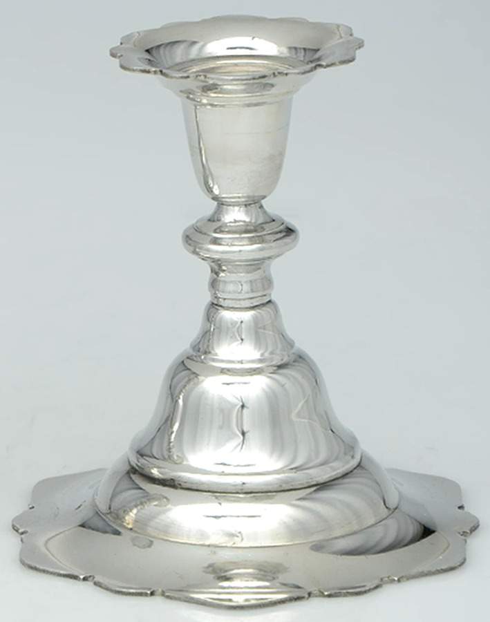 Capella (Pewter, Hollowware) 4" Console Candleholder by Kirk Stieff-1