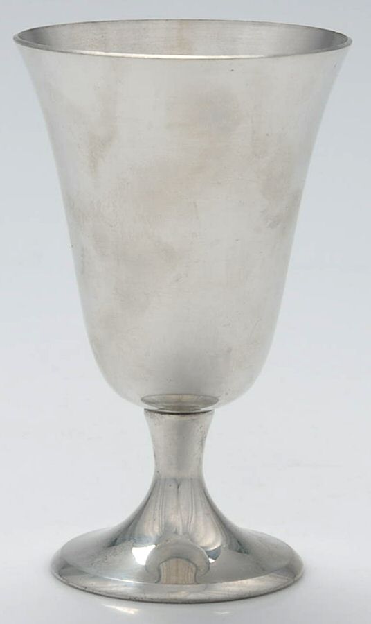 P55 (Pewter, Hollowware) Water Goblet by Kirk Stieff-1