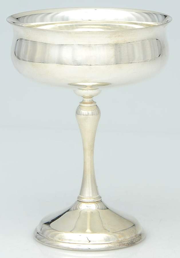 Chateau (Silverplate, Hollowware) Silverplate Champagne/Sherbet by Kirk Stieff-1