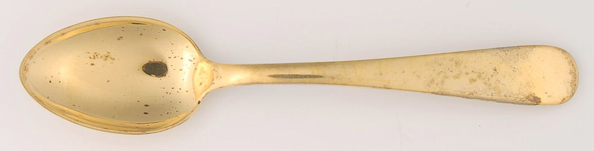 Old Maryland-Plain (Gold Vermeil) Demitasse Spoon by Kirk Stieff-1
