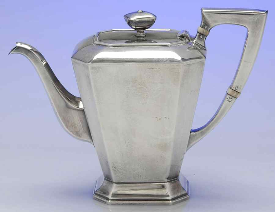 KUY3 (Sterling, Hollowware) Teapot by K. Uyeda-1