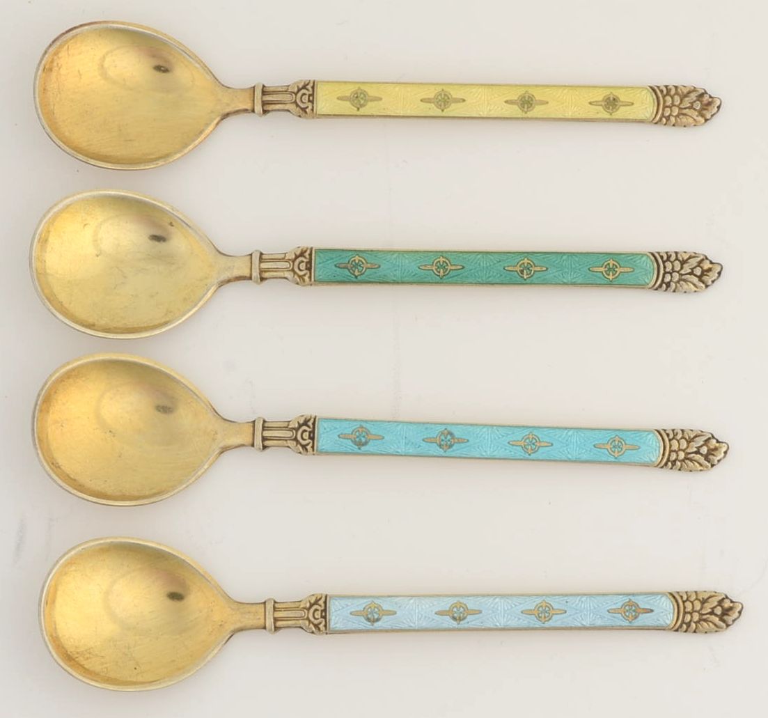 KMH2 (Sterling) Demitasse Spoon - Set of 4 by Kristian M Hestenes-1