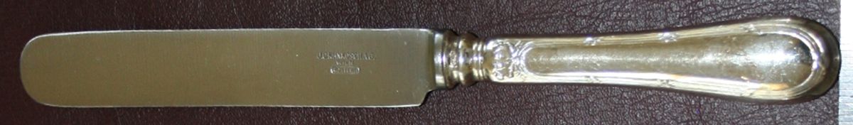 KLH2 (Sterling) Blunt Hollow Knife by Joseph Carl Klinkosch-1