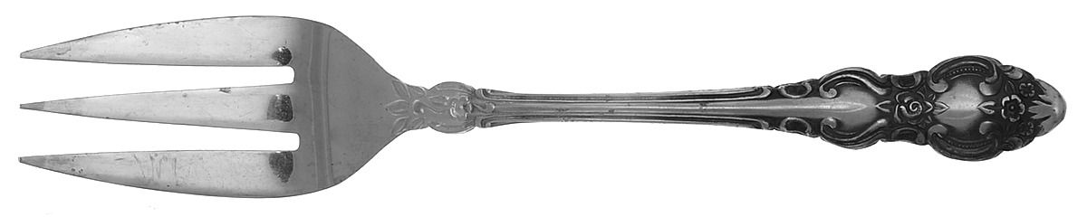 Grande Tradition (Stainless) Large Solid Cold Meat Serving Fork by Lifetime-1