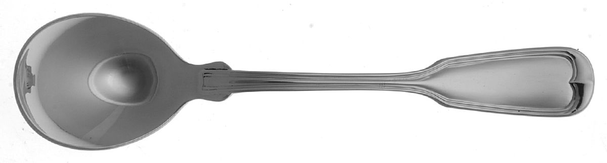 Fiddle Thread (Stainless) Sugar Spoon by Leonard Silver Mfg Co-1