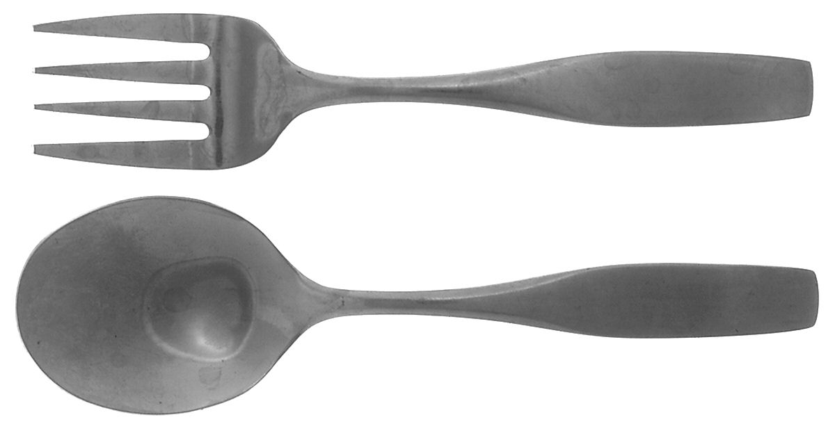 LEO6 (Stainless) 2 Pc Baby Set (BF, BS) by Leonard Silver Mfg Co-1