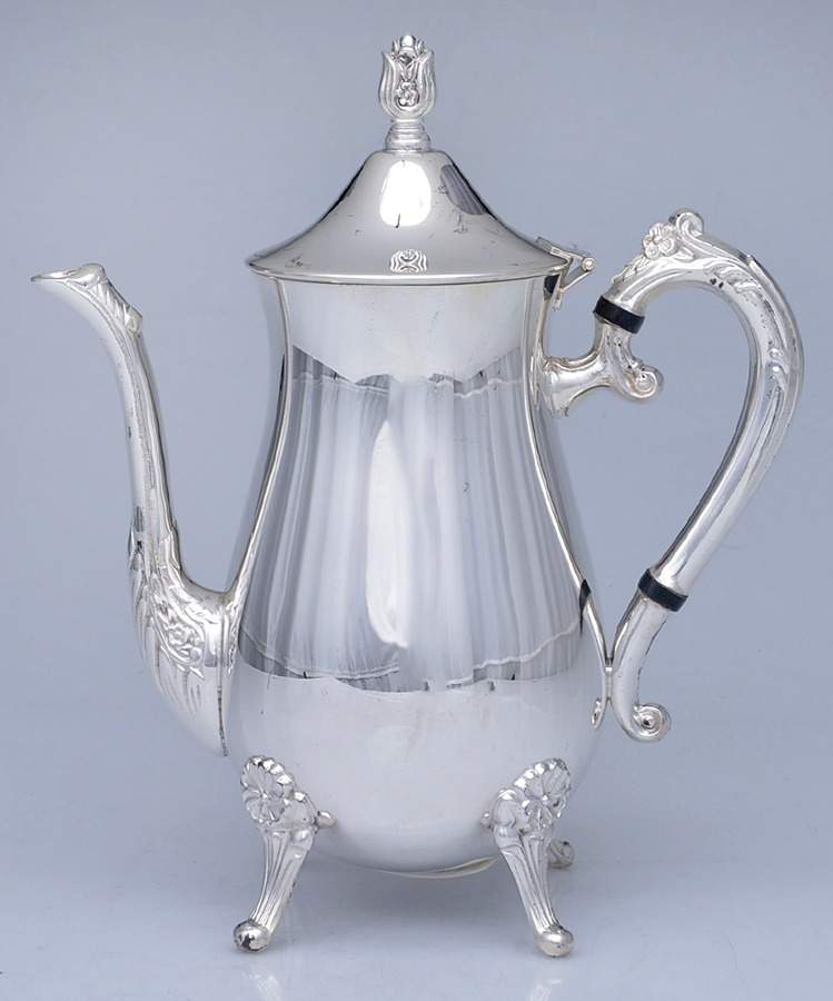 Silverplate Hollowware Silverplate Coffee Pot by Leonard Silver Mfg Co-1