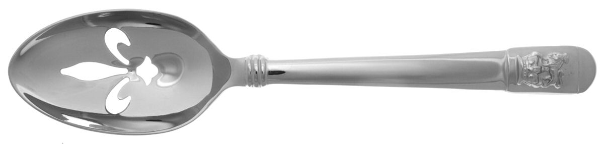 Clarendon (Stainless) Pierced Tablespoon (Serving Spoon) by Ralph Lauren Flatware-1