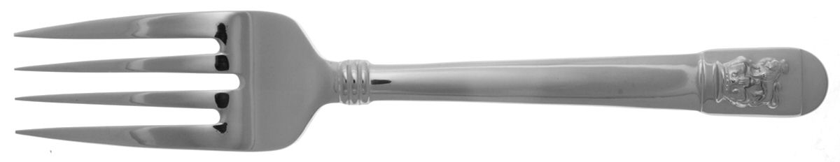 Clarendon (Stainless) Large Solid Cold Meat Serving Fork by Ralph Lauren Flatware-1